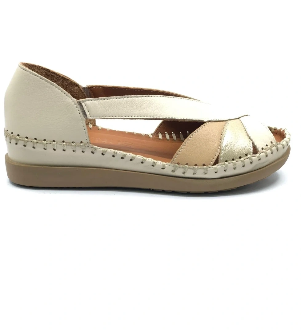 Venüs Nahar Hakiki Deri Comfort Ortopedik Kadın Sandalet model görseli