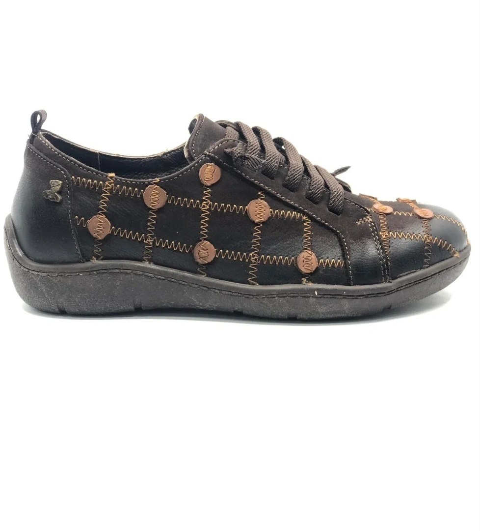 Riwgin Hakiki Deri Ortopedik Kadın Casual Ayakkabı - Görsel 1