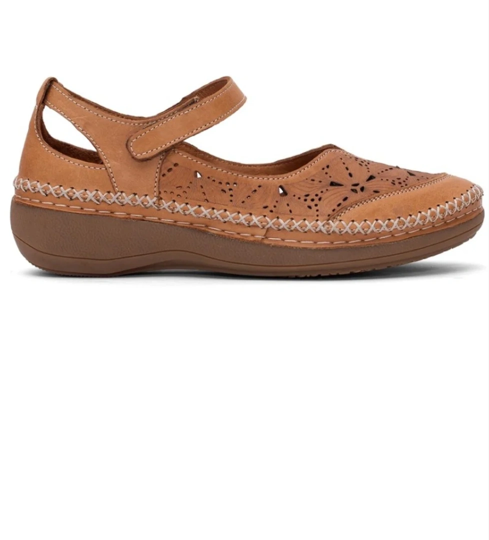 Venüs Rovner Hakiki Deri Kadın Babet Ayakkabı model görseli