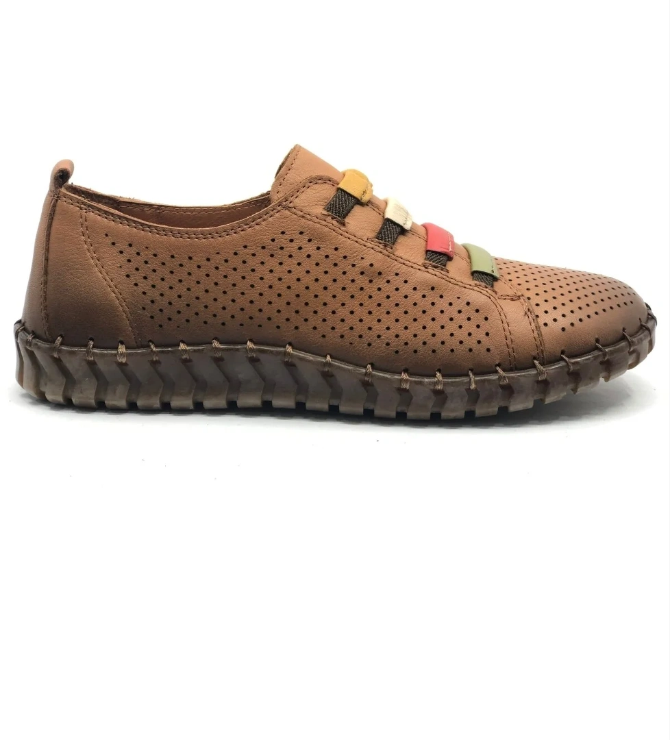 Viyee Hakiki Deri Ortopedik Kadın Casual Ayakkabı