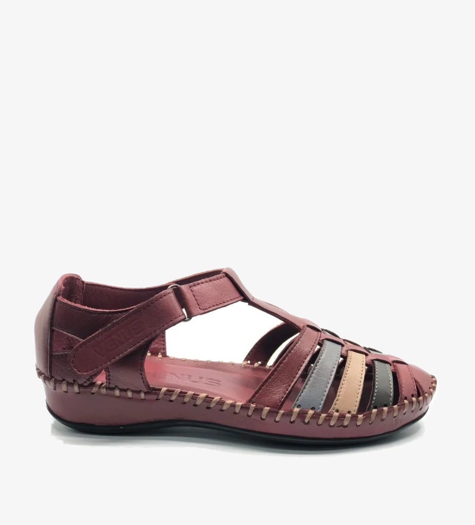 Trrop Hakiki Deri Comfort Ortopedik Kadın Sandalet