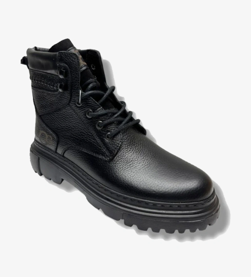 190-26 Hakiki Deri Anatomik Bağcıklı Erkek Bot