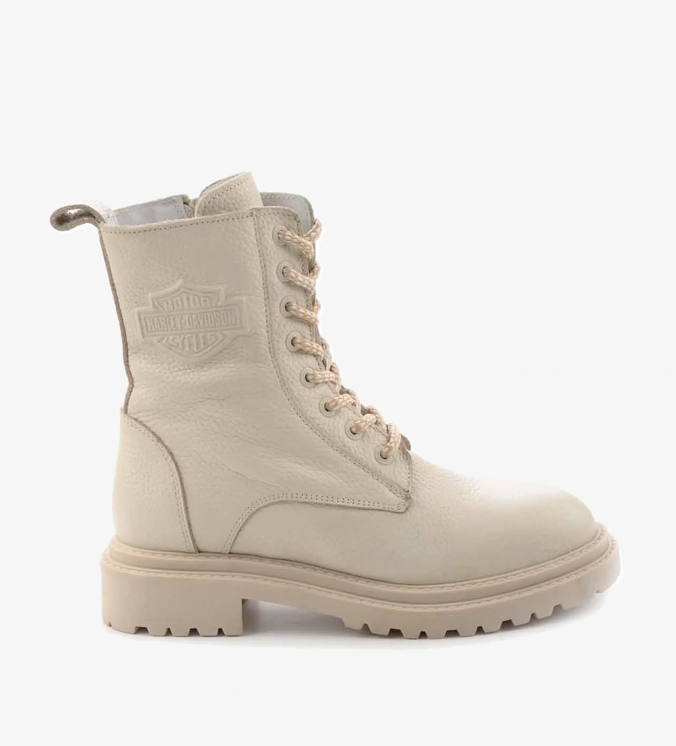 Beige Leather Kadın Bot &amp; Bootie HD0777002303 - Görsel 1