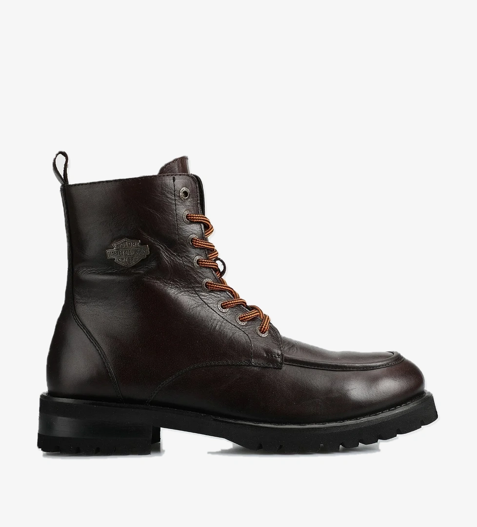 Khalifa Erkek Kahverengi Deri Bot - Görsel 1