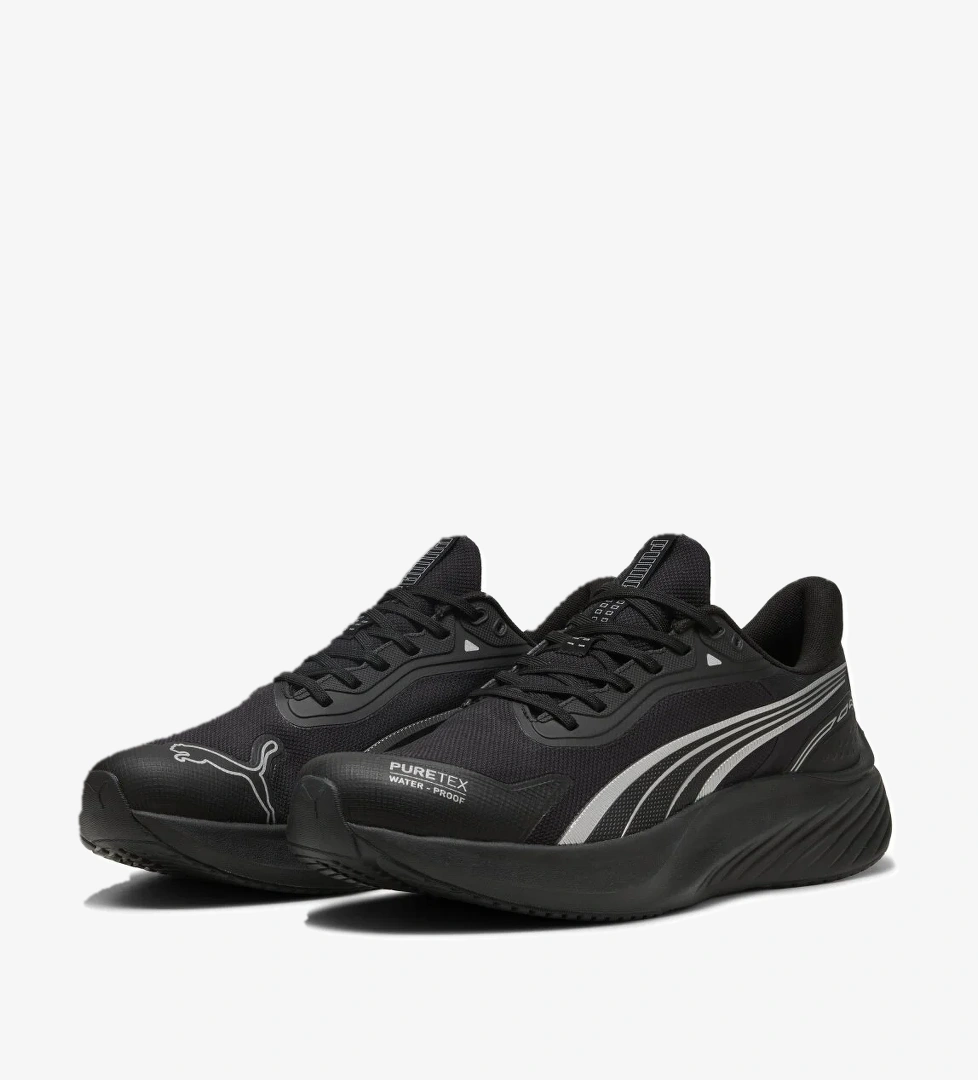 Puma Puma Siyah 31172901 Pounce Lite Ptx Unisex Koşu Ayakkabısı Sneaker | Flo Siyah - 1. görsel