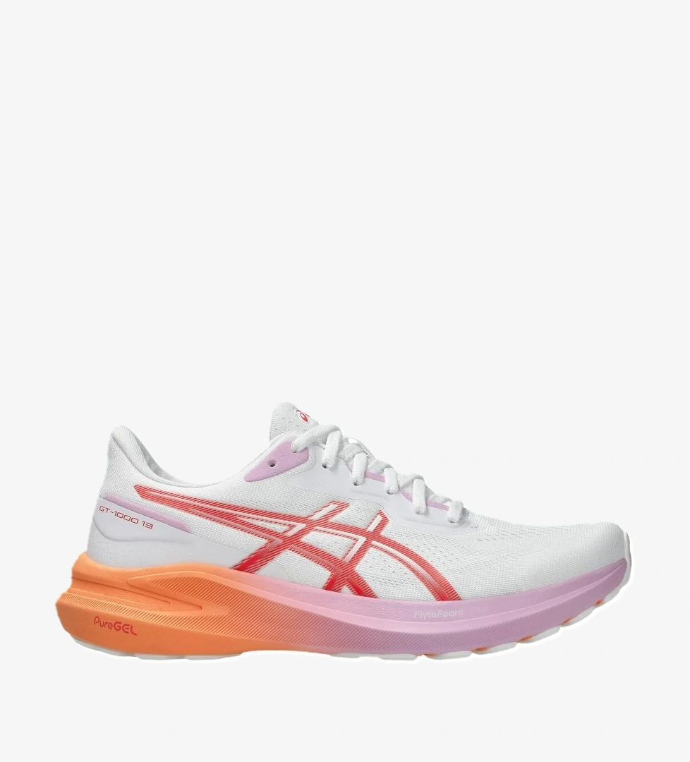 Asics Asics Beyaz 1012B663-101 Gt-1000 13 Kadın Koşu Ayakkabısı Sneaker | Flo Beyaz - 1. görsel