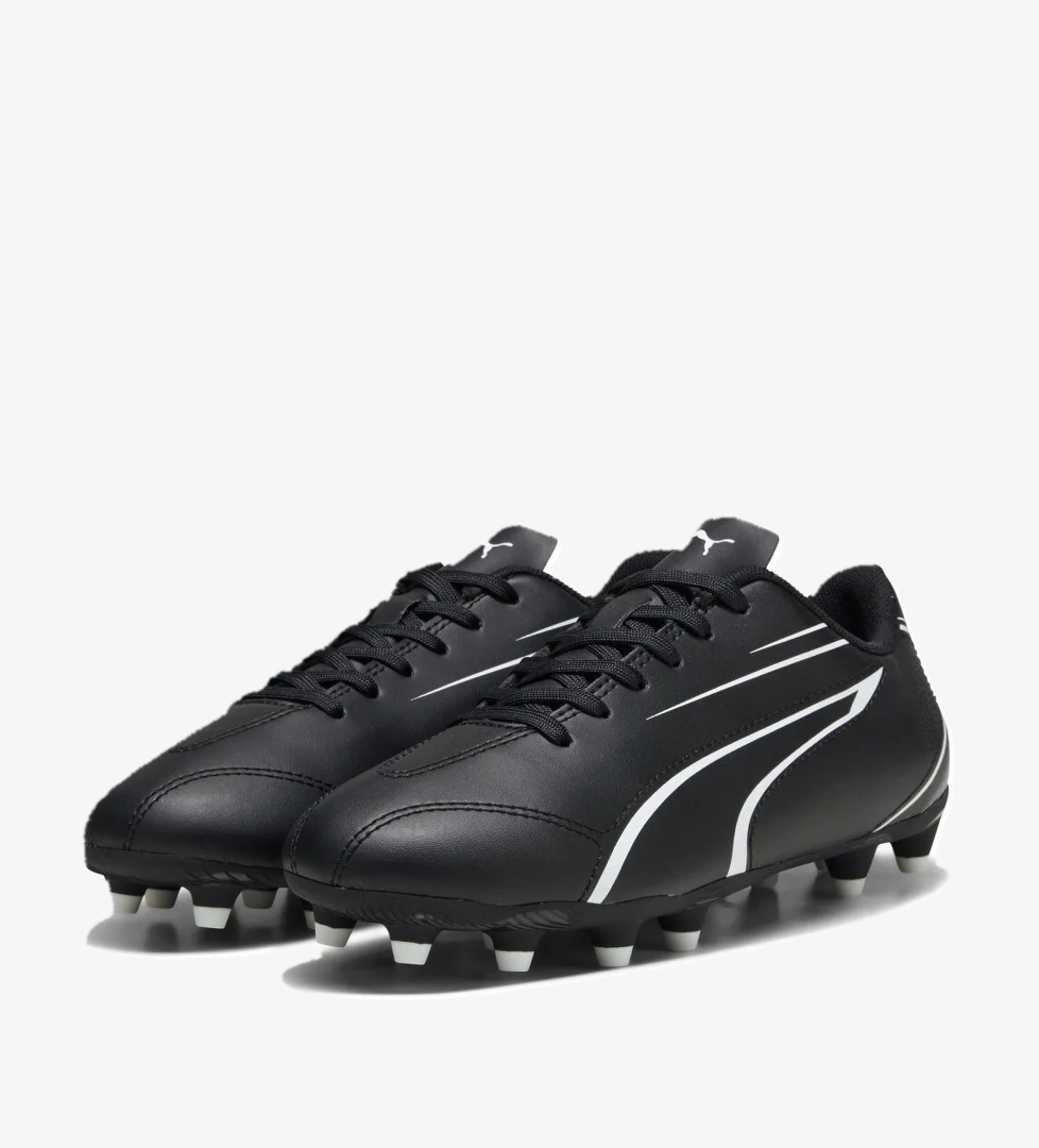 Puma Puma Siyah 10748601 Vitoria Fg/Ag Jr Çocuk Krampon Sneaker | Flo Siyah - 1. görsel