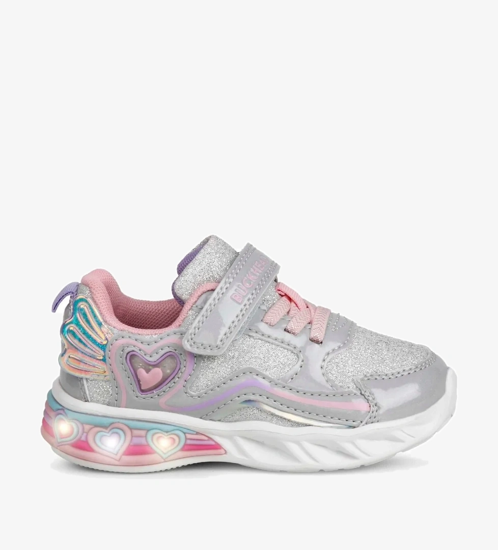 Buckhead Buckhead Gri BUCK3046-004 Berry Kız Çocuk Işıklı Spor Ayakkabı Sneaker | Flo Gri - 1. görsel