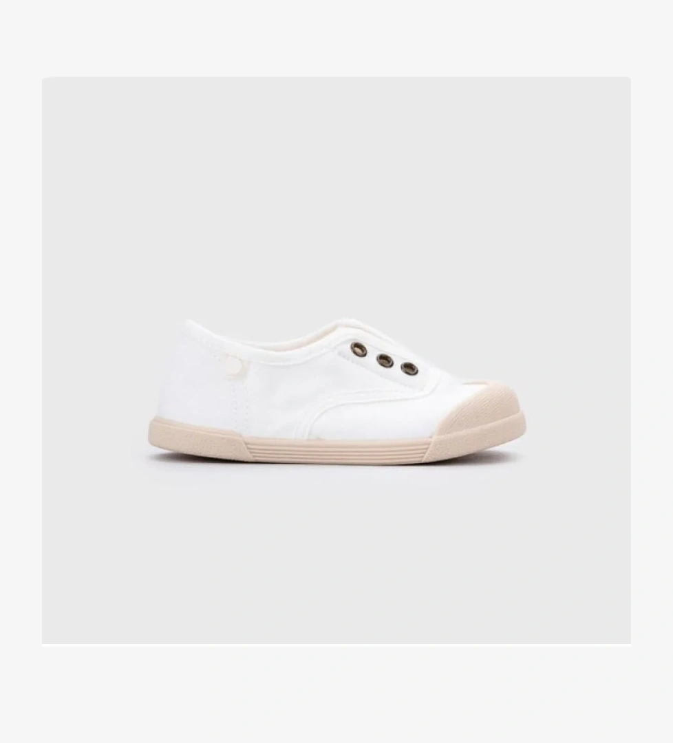 Igor Igor Beyaz S10330-001 Lona Çocuk Günlük Spor Ayakkabı Sneaker | Flo Beyaz - 1. görsel