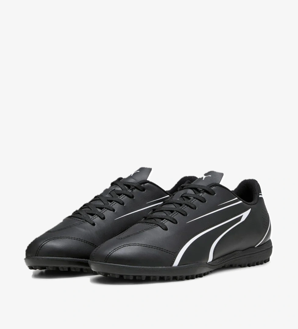 Puma Puma Siyah 10748401 Vitoria Tt Erkek Halı Saha Ayakkabısı Sneaker | Flo Siyah - 1. görsel