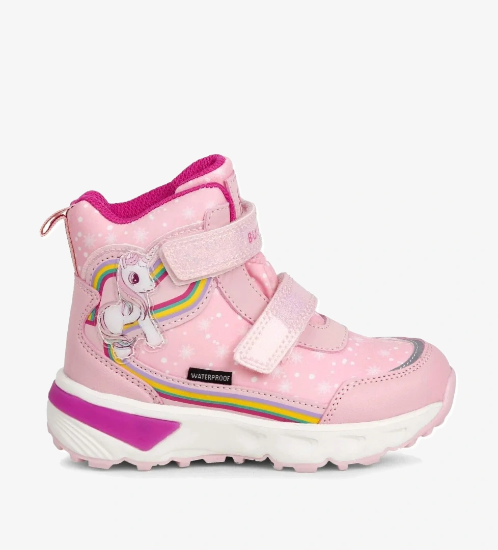 Buckhead Buckhead Pembe BUCK3033-009 Unicornie Kız Çocuk Işıklı Su Geçirmez Bot | Flo Pembe - 1. görsel