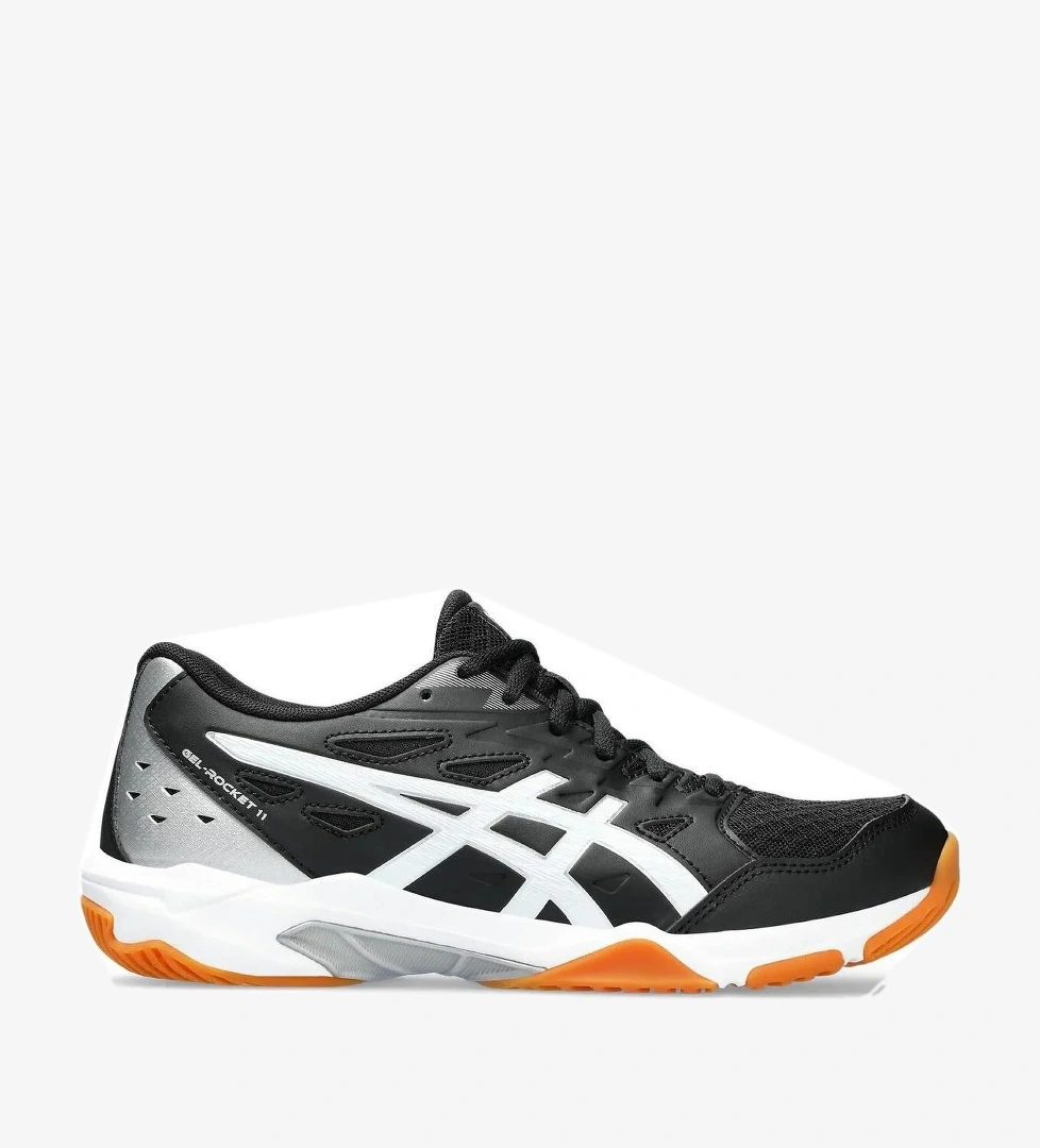 Asics Asics Siyah 1072A093-002 Gel-Rocket 11 Kadın Voleybol Ayakkabısı Sneaker | Flo Siyah - 1. görsel