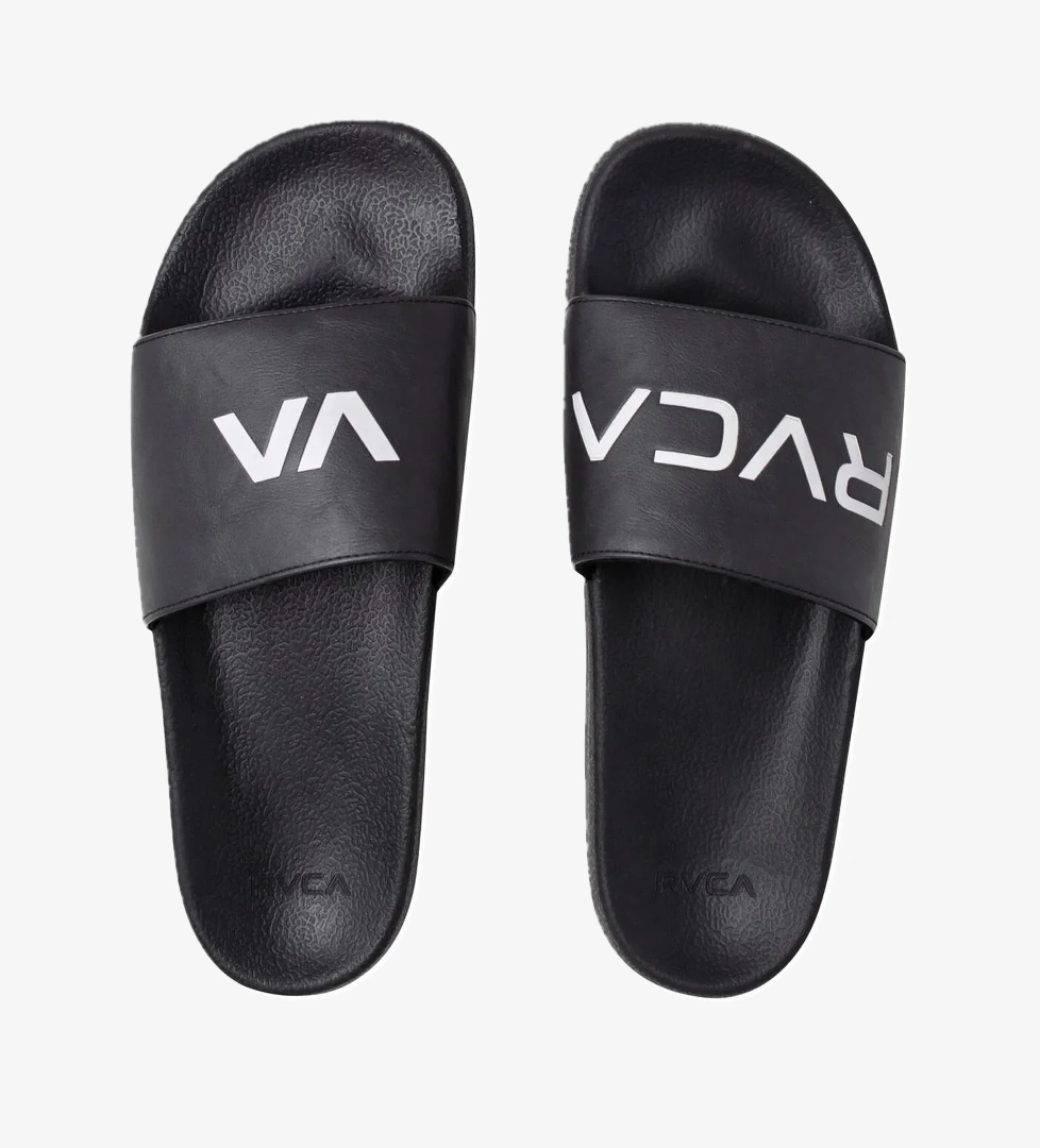 Rvca Rvca Siyah AVYL100049 Sport Slide Erkek Spor Terlik Sandalet & Terlik | Flo Siyah - 1. görsel