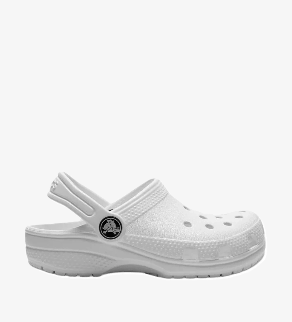 Crocs Crocs Beyaz 206991-100 Classic Clog K Çocuk Sandalet Outdoor Ayakkabı | Flo Beyaz - 1. görsel
