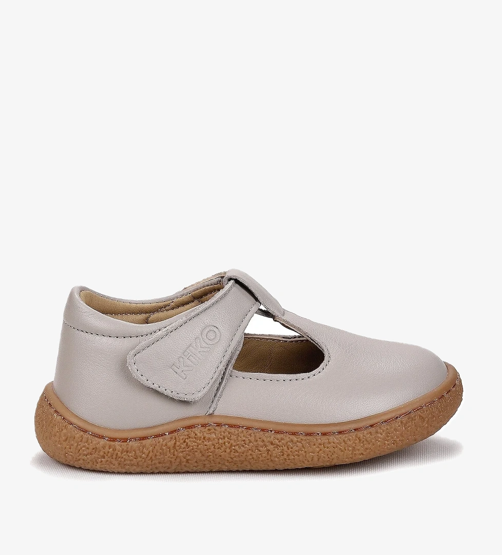 Lija %100 Deri Günlük Kız Bebek Babet Ayakkabı Bej