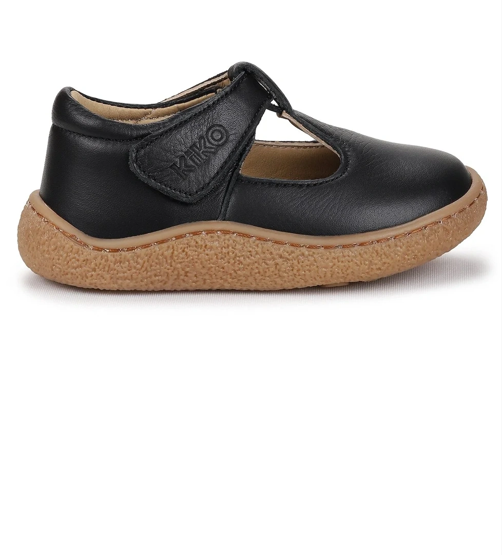 Lija %100 Deri Günlük Kız Bebek Babet Ayakkabı Siyah