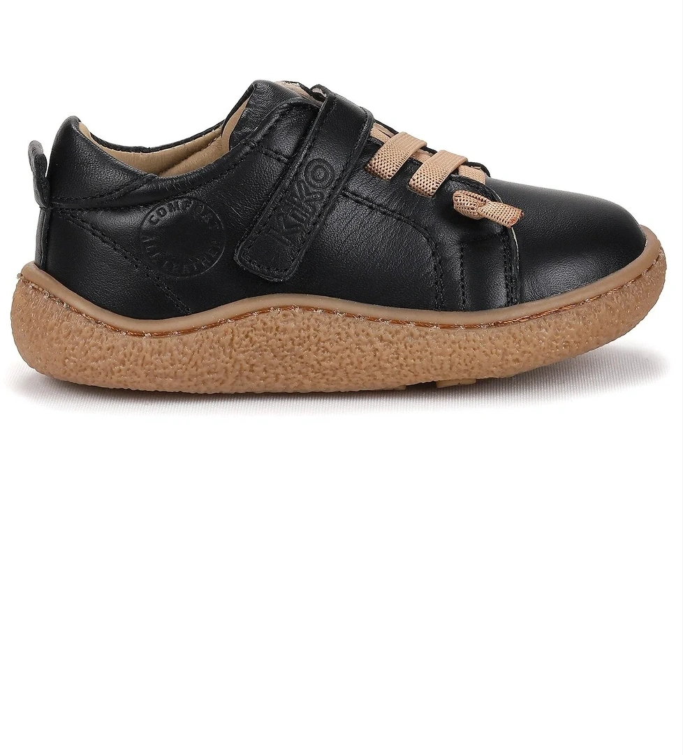 Arad %100 Deri Günlük Erkek Bebek Spor Ayakkabı Siyah - Görsel 1