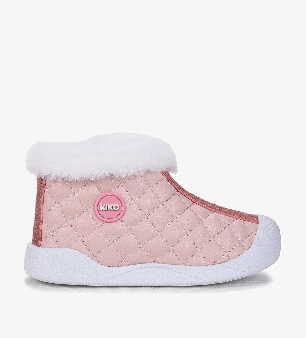 Kiko Kids Biser Fermuarlı Termo Taban Kız Çocuk Bot Ayakkabı model görseli