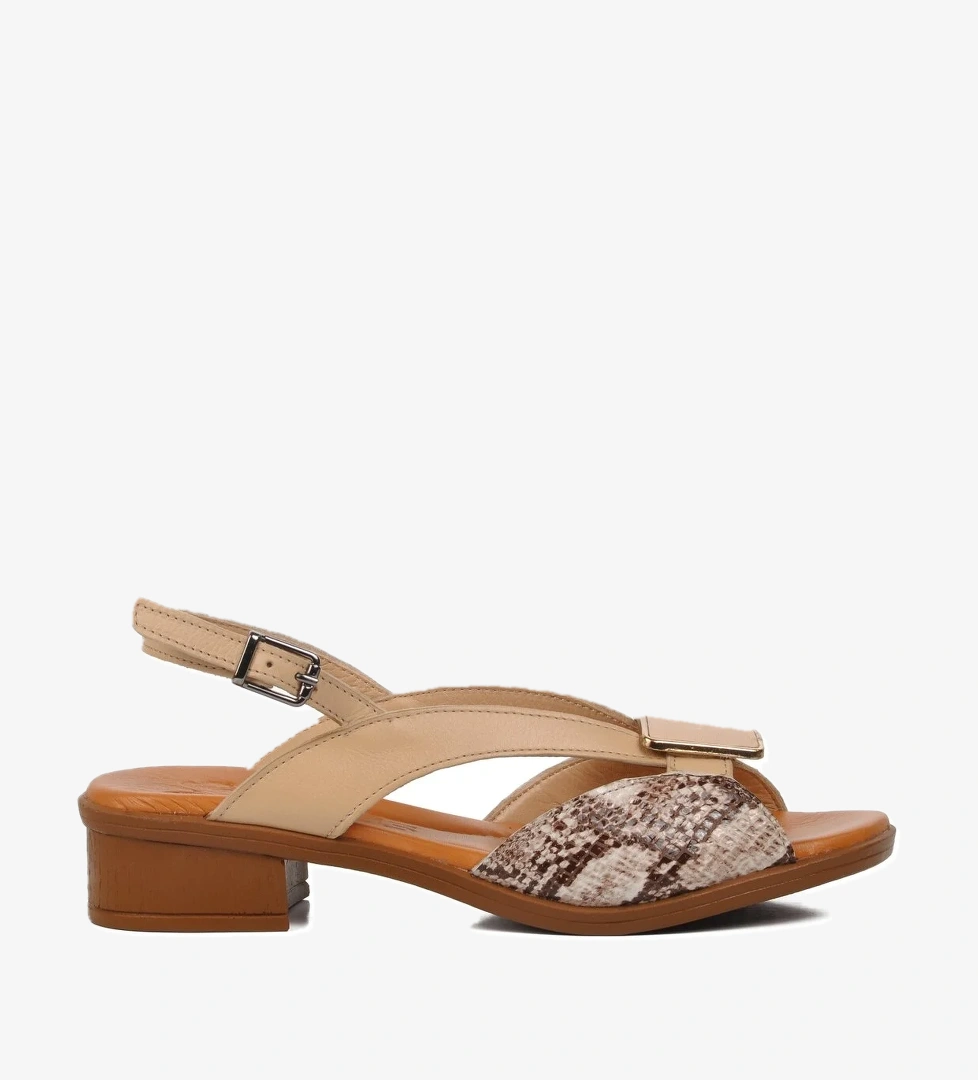 Venüs Venüs Bej Kadın Düz Sandalet Sandalet & Terlik | Flo Bej - 1. görsel