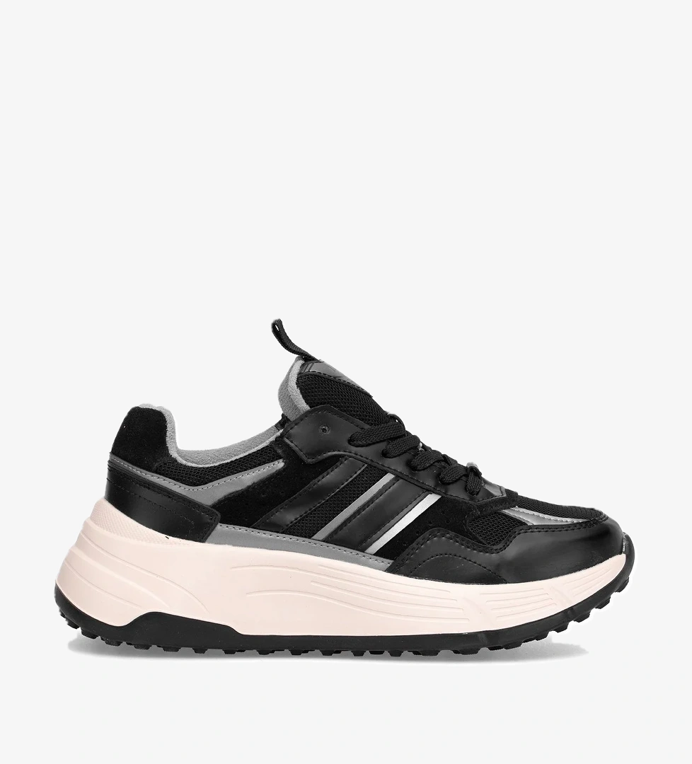 Lufian Lufian 122230033 Martina Kadın Hakiki Deri Klasik Sneaker Siyah | Flo Siyah - 1. görsel