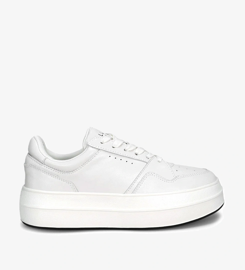 122230040 Vanessa Kadın Hakiki Deri Klasik Sneaker Beyaz - Görsel 1