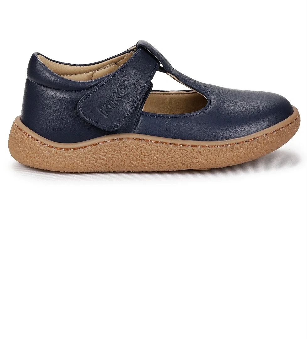 Lija %100 Deri Günlük Kız Çocuk Babet Ayakkabı Lacivert