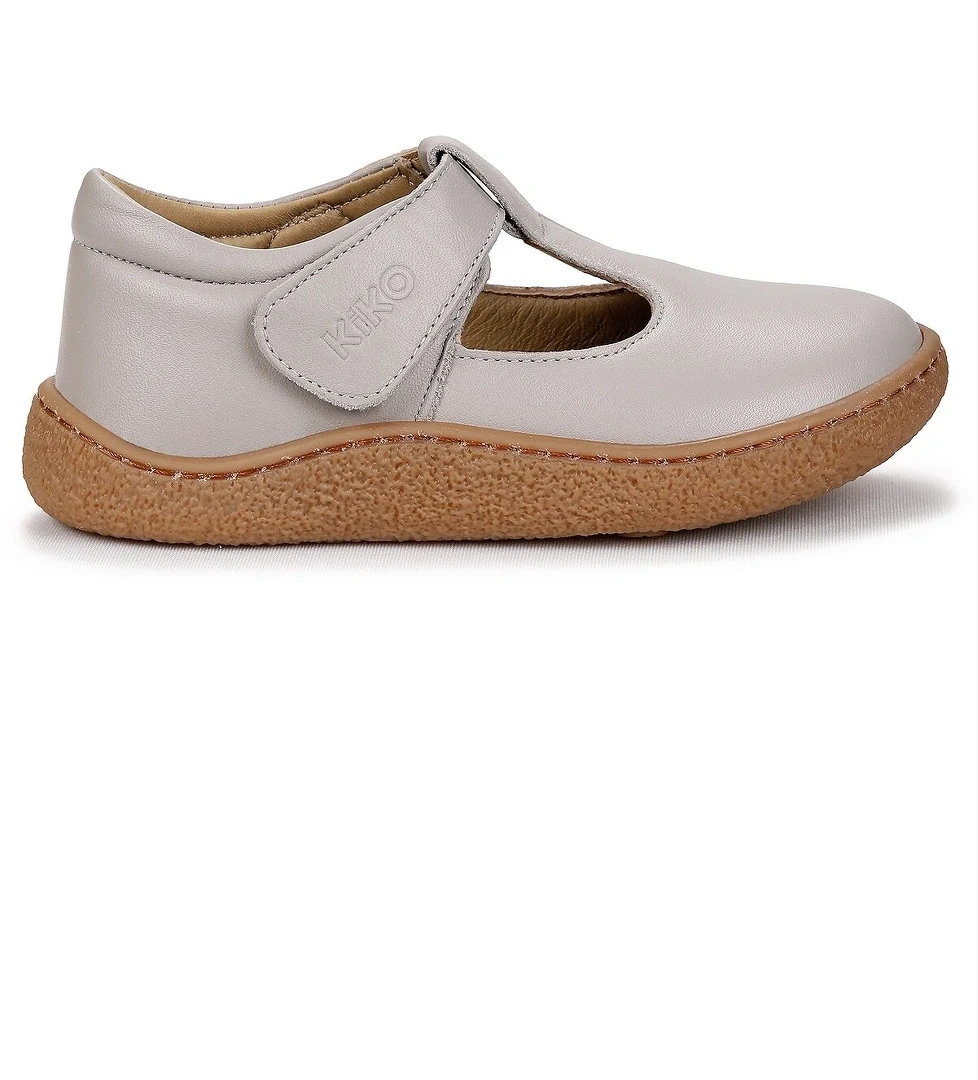 Lija %100 Deri Günlük Kız Çocuk Babet Ayakkabı Bej