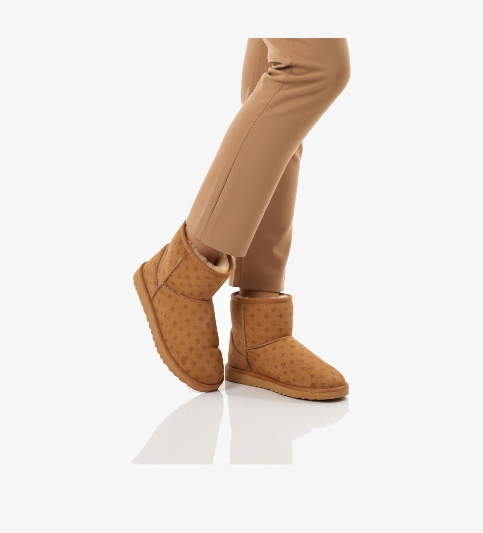 Pierre Cardin Pierre Cardin Taba Süet İçi Kürklü Soğuğa Dirençli Kadın Bot PC-55394 Z | Flo Taba - 1. görsel