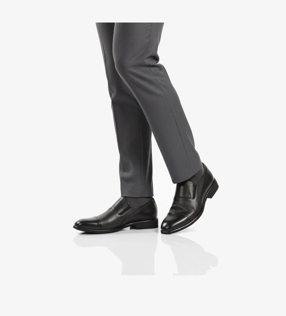 Ayakmod Ayakmod Siyah Hakiki Deri Erkek Klasik Ayakkabı 00811-26K M | Flo Siyah - 1. görsel