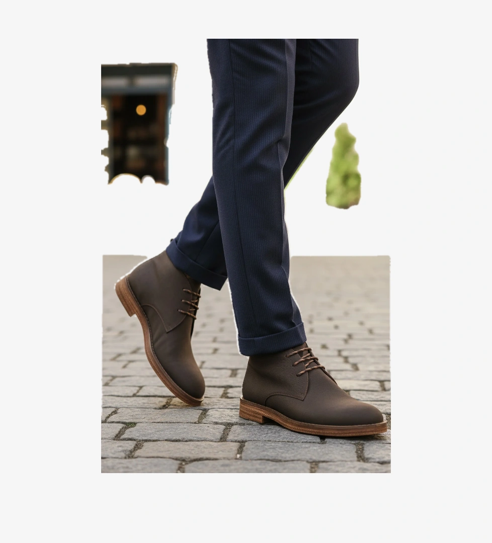 Ayakmod Ayakmod Kahverengi Po 235 Hakiki Deri Kahve Erkek Klasik Bot | Flo Kahverengi - 1. görsel