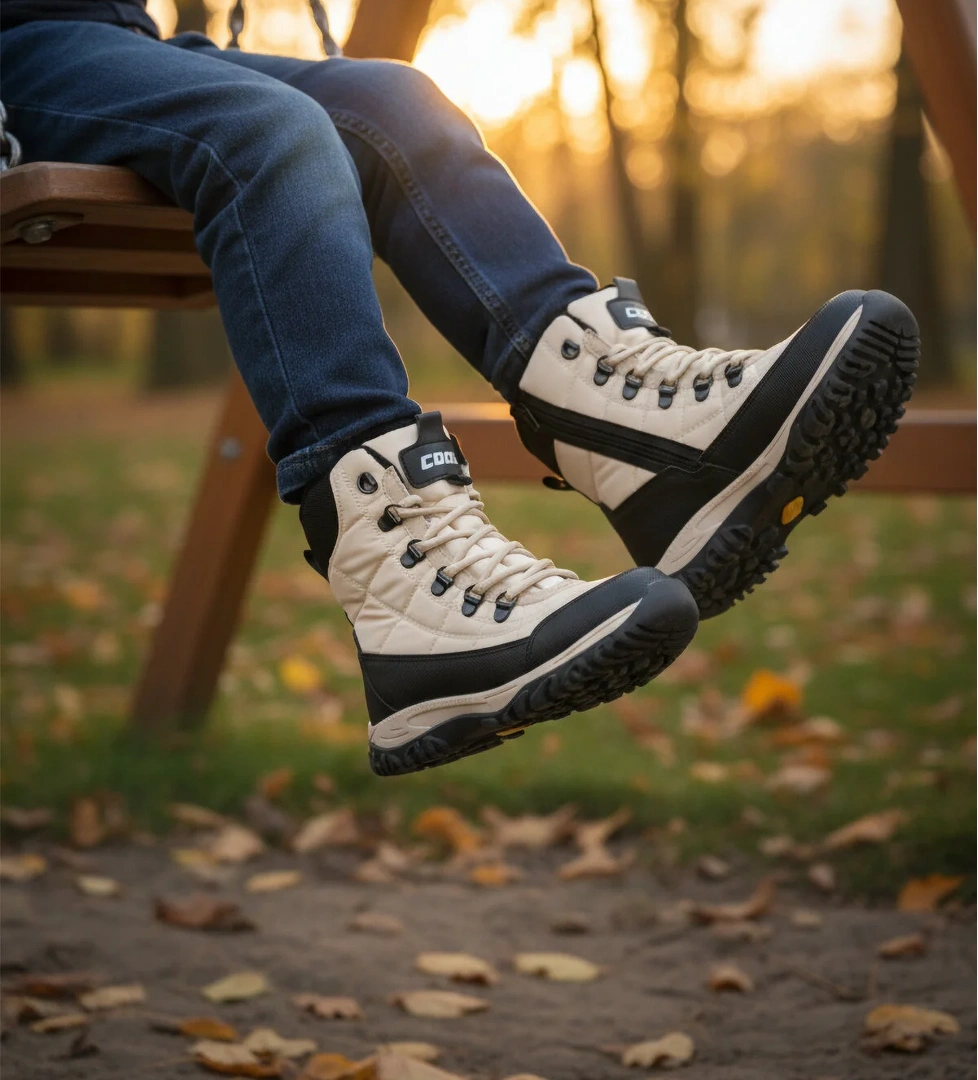 Cool Cool Felix F Bej Fermuarlı Kaymaz Polarlı Unisex Çocuk Bot | Flo Bej - 1. görsel