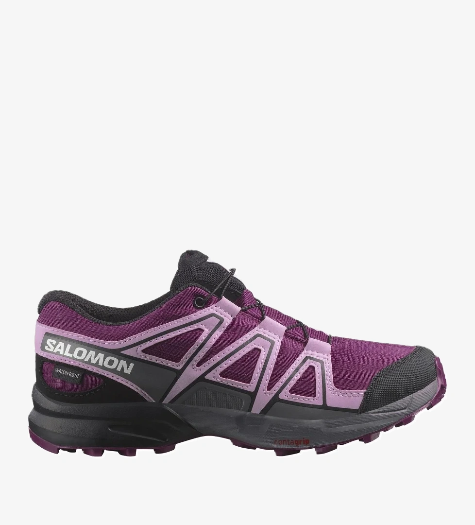 Salomon Salomon Gri L47574300 Speedcross Cswp J Çocuk Outdoor Ayakkabısı | Flo Gri - 1. görsel