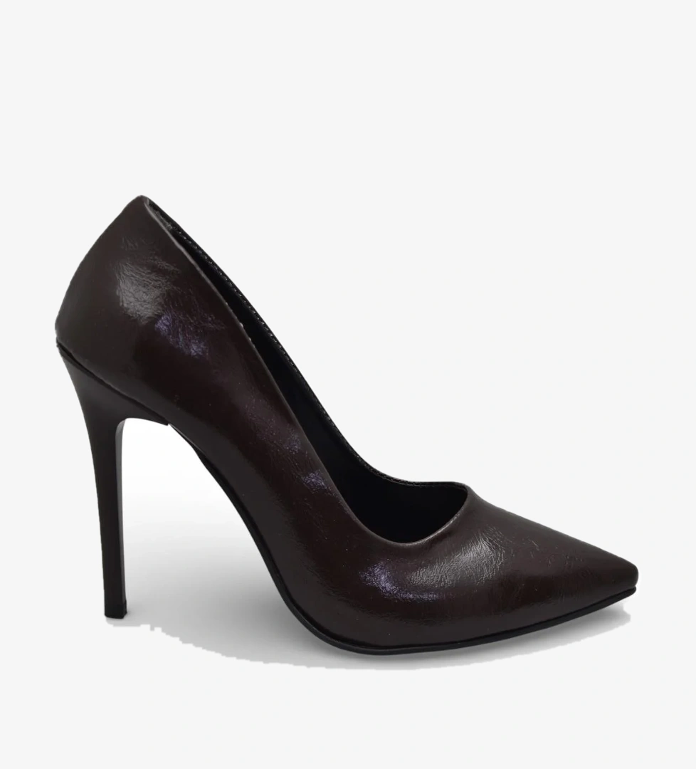 803 Stiletto Kadın Topuklu Ayakkabı 10,5 cm İnce Topuk Abiye Düğün Nişan Ayakkabısı - Görsel 1