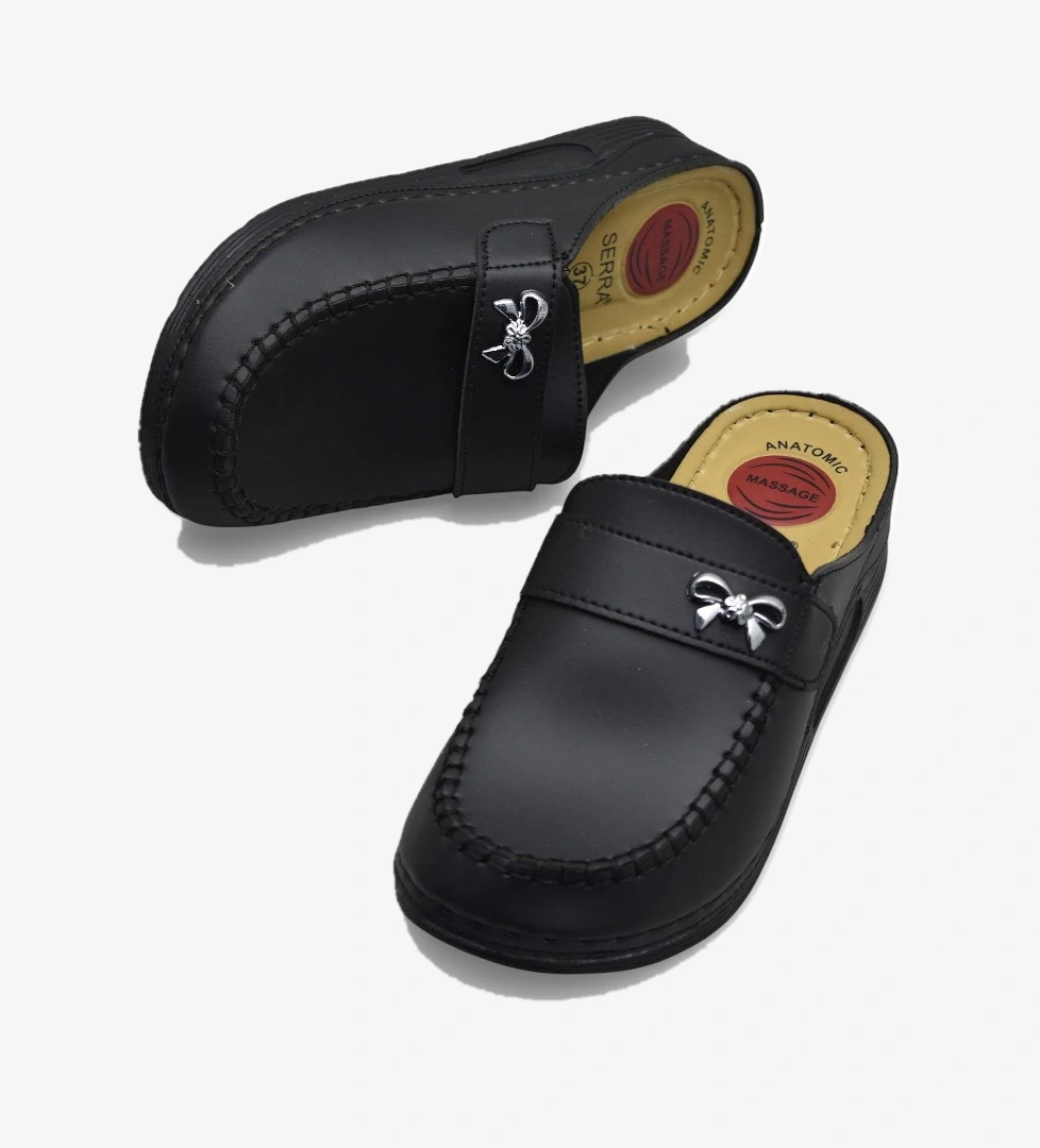 1503 Rahat Ortopedik Taban Günlük Kadın Terlik Önü Kapalı Kadın Terlik - Görsel 1