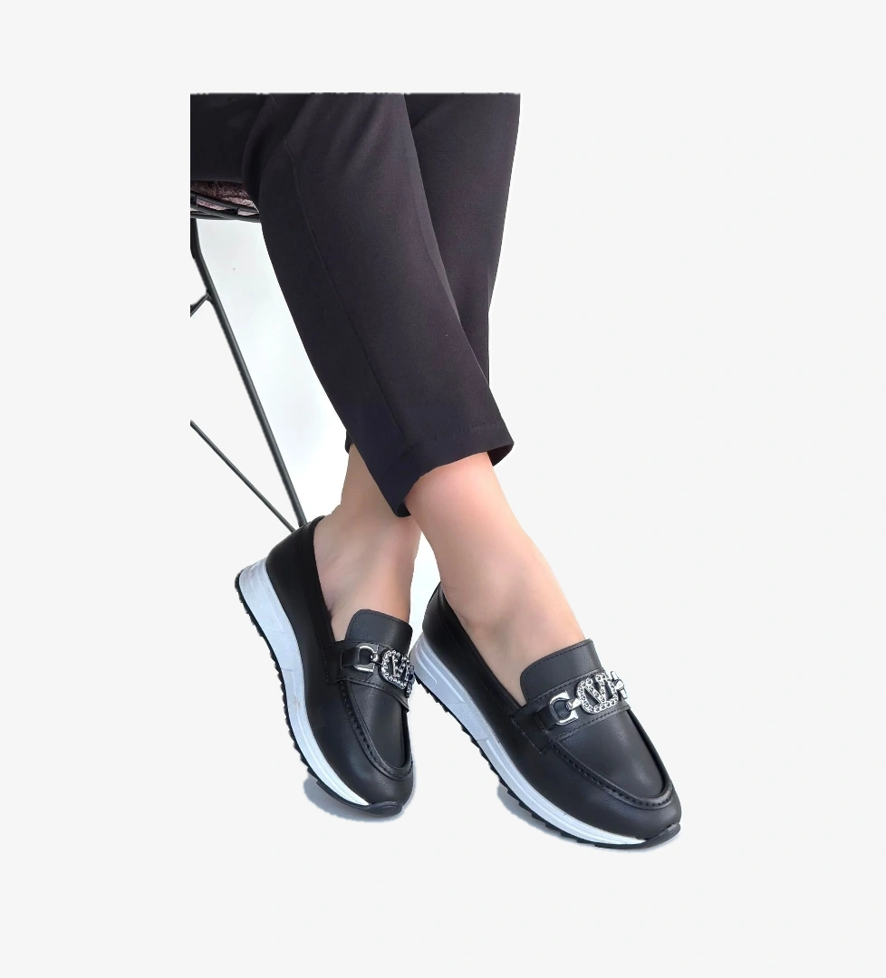 Siyah Kadın Casual Ayakkabı