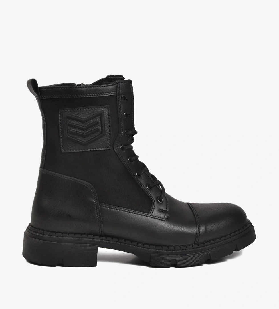 Conteyner Conteyner Siyah Süet Erkek Bot | Flo Siyah - 1. görsel