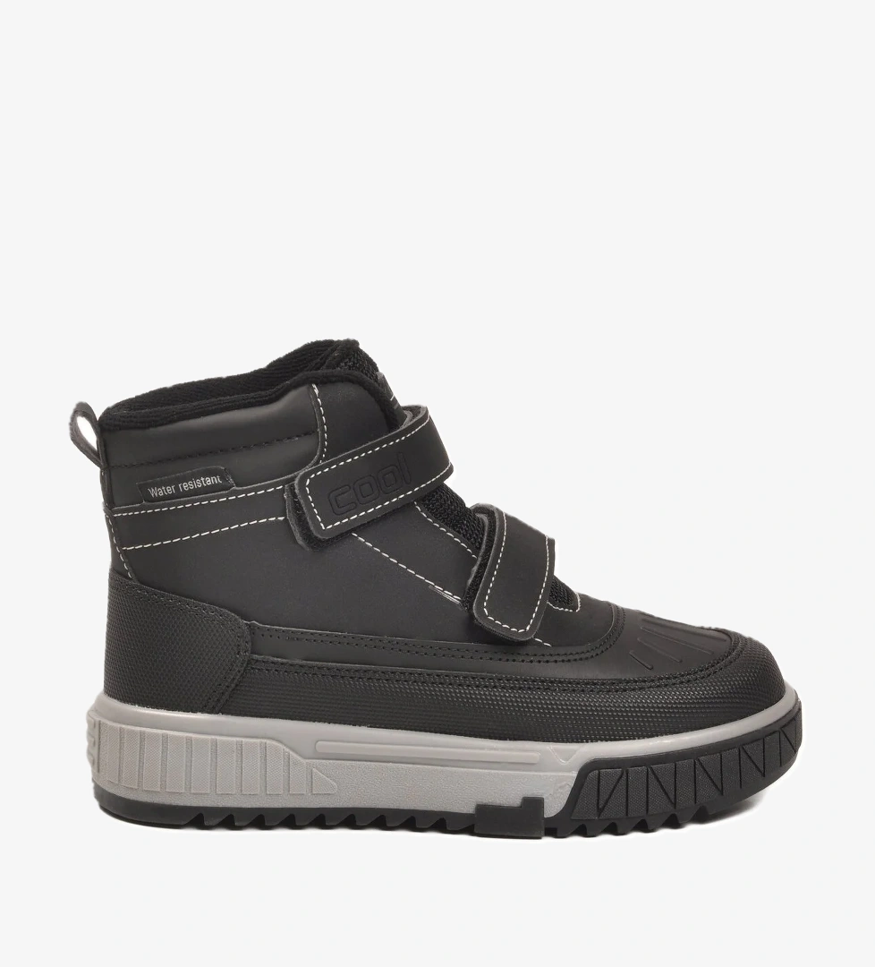 Siyah Cırtlı Erkek Çocuk Düz Bot - Görsel 1