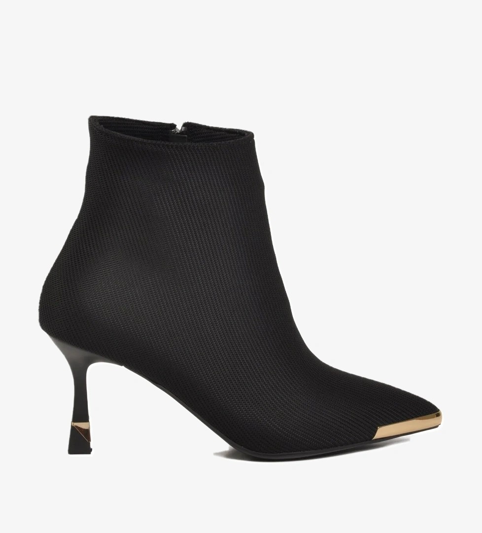 Ayakmod Ayakmod 878605 Polarlı Siyah Kadın Topuklu Bot | Flo Siyah - 1. görsel