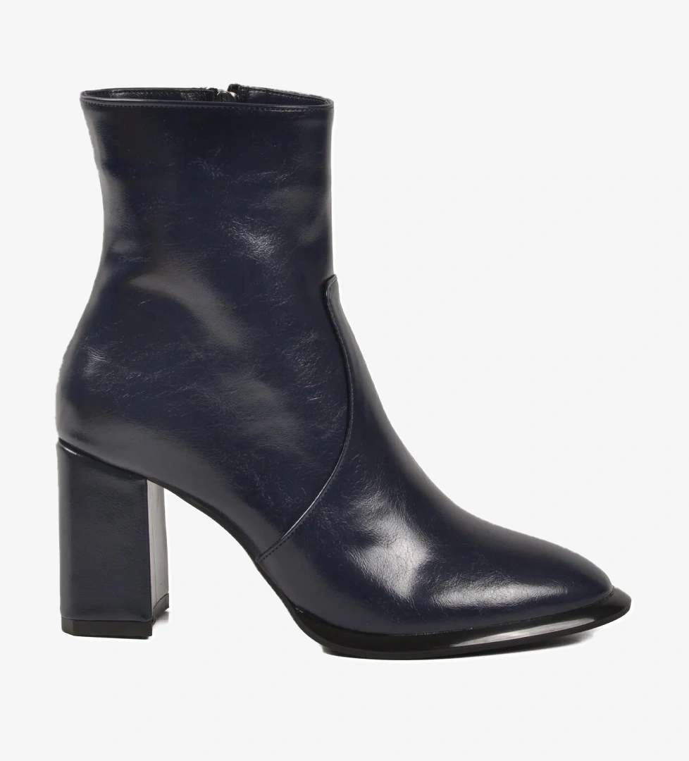 Ayakmod Ayakmod 878601 Polarlı Lacivert Kadın Topuklu Bot | Flo Lacivert - 1. görsel