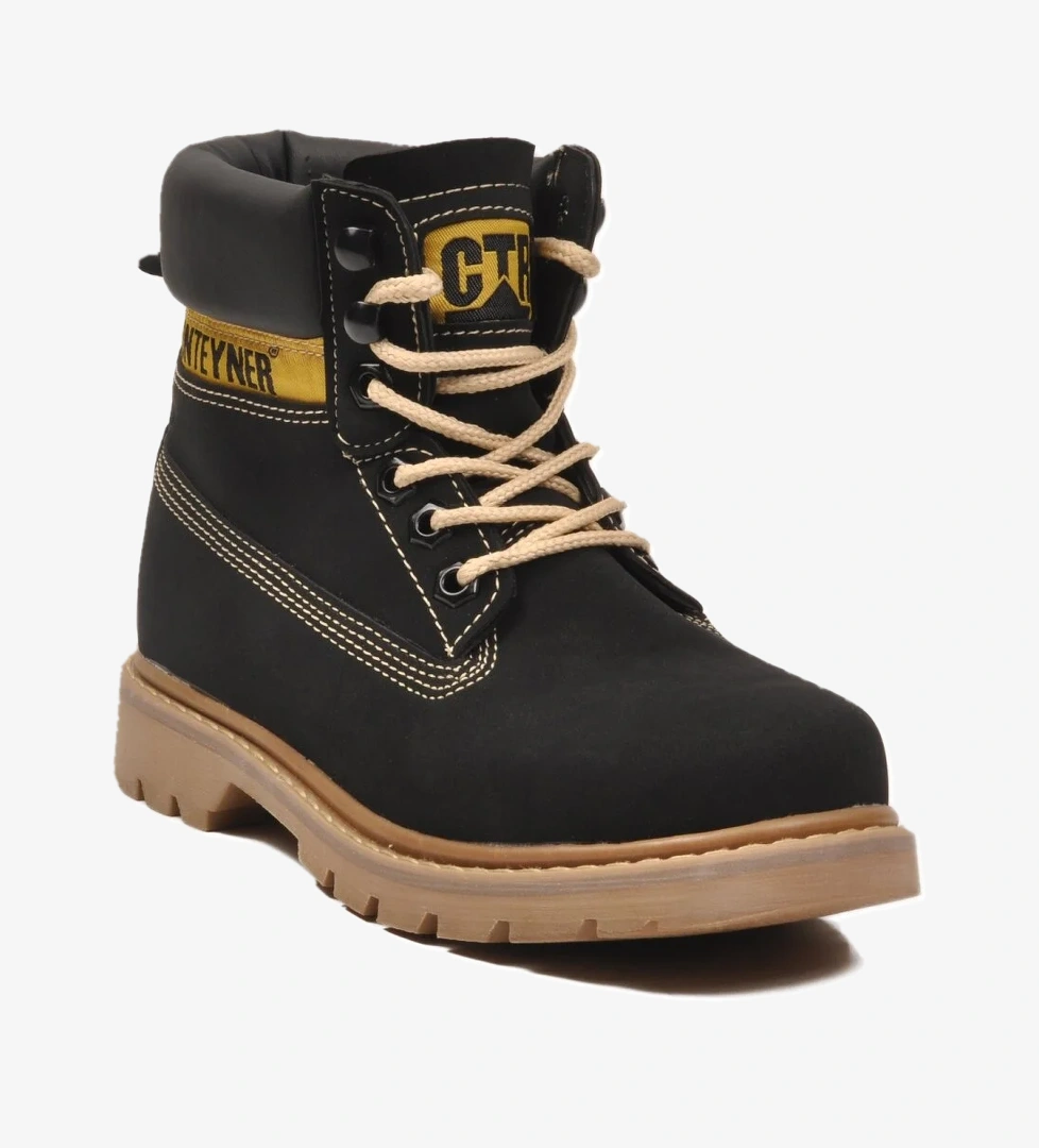 Conteyner Conteyner 922 Kaymaz Taban Siyah Nubuk Unisex Bot | Flo Siyah - 1. görsel