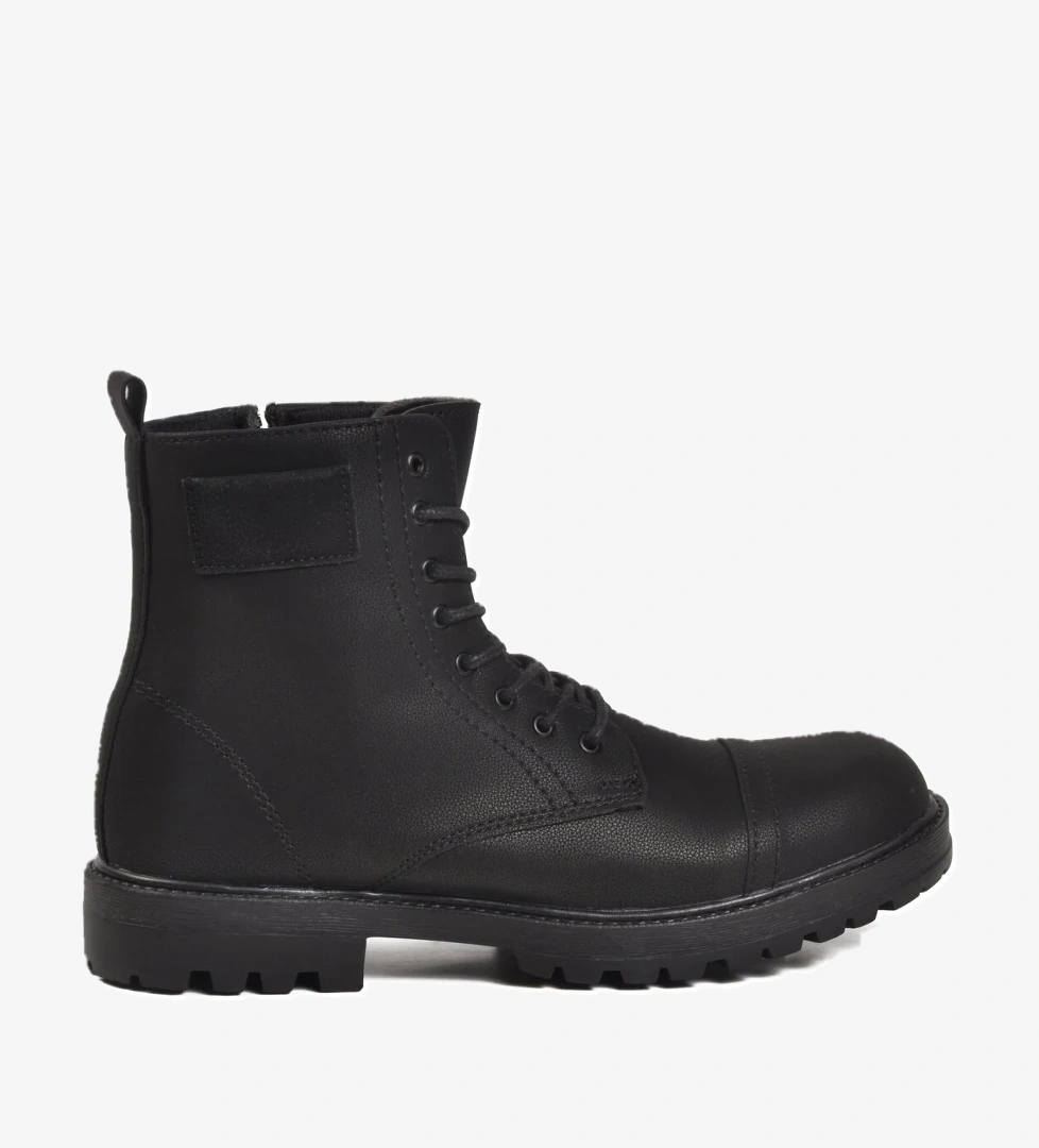 Ayakmod Ayakmod 856 Bağcıklı Kaymaz Siyah Erkek Bot | Flo Siyah - 1. görsel