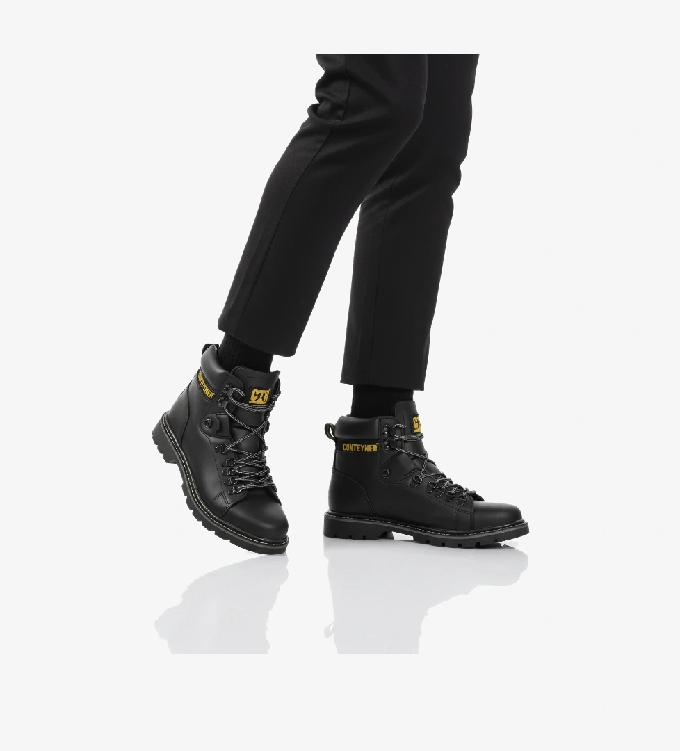 Conteyner Conteyner 930 Kaymaz Taban Siyah Erkek Bot | Flo Siyah - 1. görsel