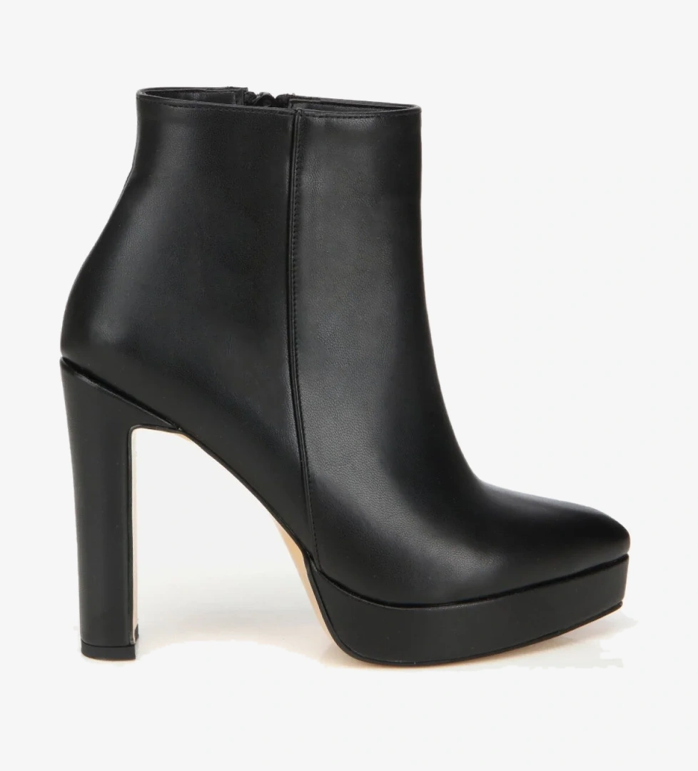 Hotiç Hotiç Kadın Siyah Yüksek Topuklu Platform Topuklu Bot | Flo Siyah - 1. görsel