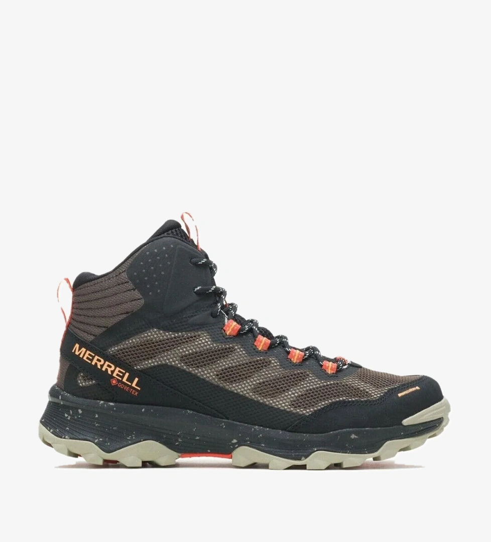 Merrell Merrell Siyah J067519 Speed Strike Mid Gtx Erkek Outdoor Ayakkabısı | Flo Siyah - 1. görsel