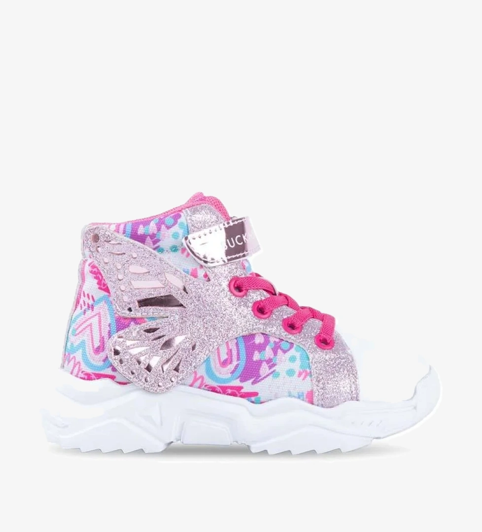 Buckhead Buckhead Pembe BUCK4376-009 Wings High Kız Çocuk Günlük Spor Ayakkabı Sneaker | Flo Pembe - 1. görsel