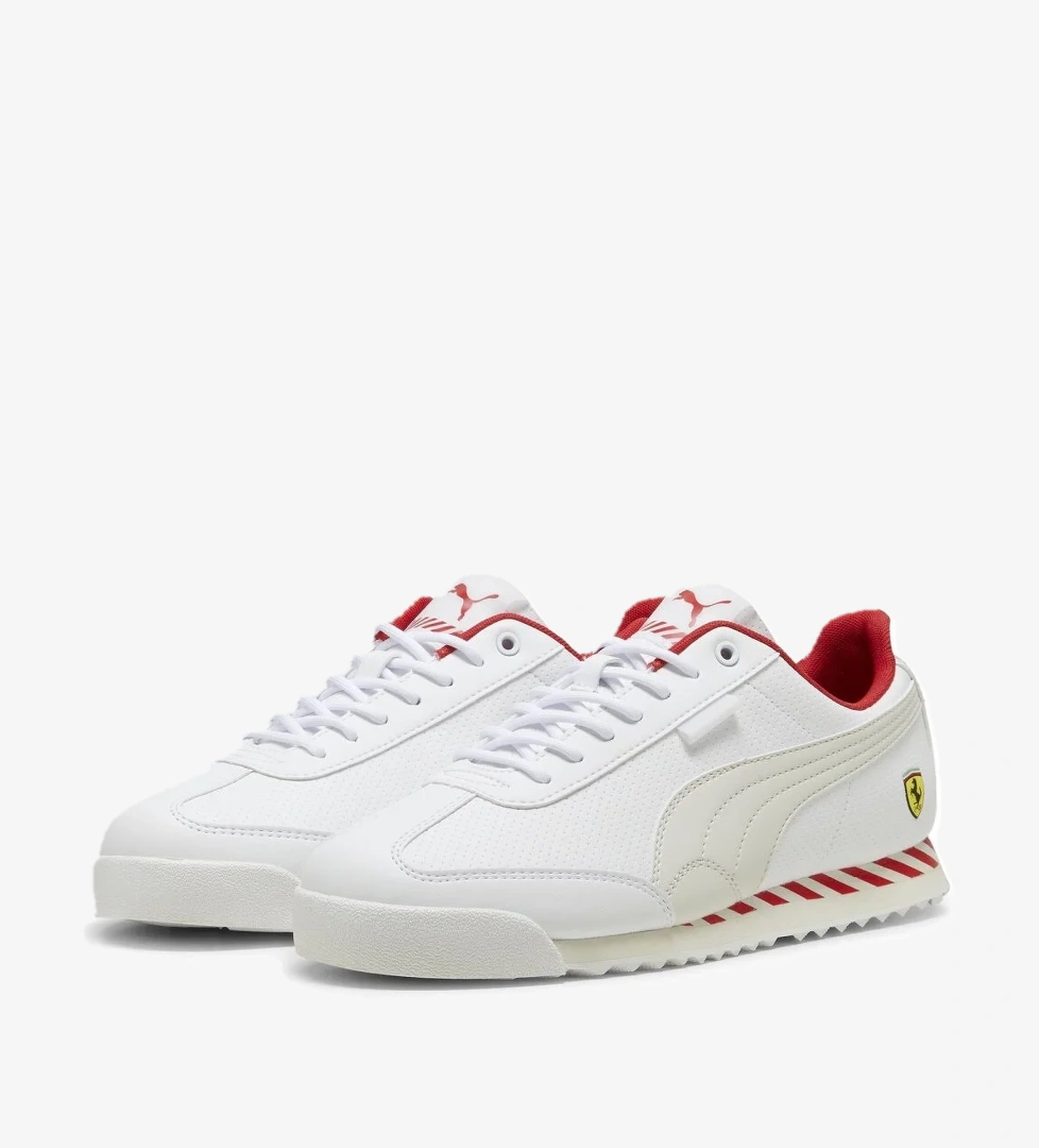 Puma Puma Beyaz 30806702 Ferrari Roma Via Unisex Günlük Spor Ayakkabı Sneaker | Flo Beyaz - 1. görsel