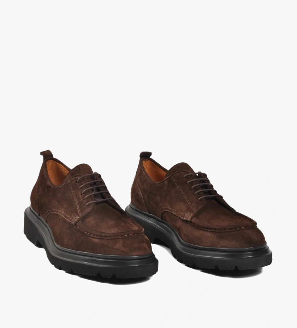 Ayakmod Ayakmod Kahverengi 54083 Hakiki Deri Kahve Nubuk Erkek Günlük Ayakkabı Casual Ayakkabı | Flo Kahverengi - 1. görsel