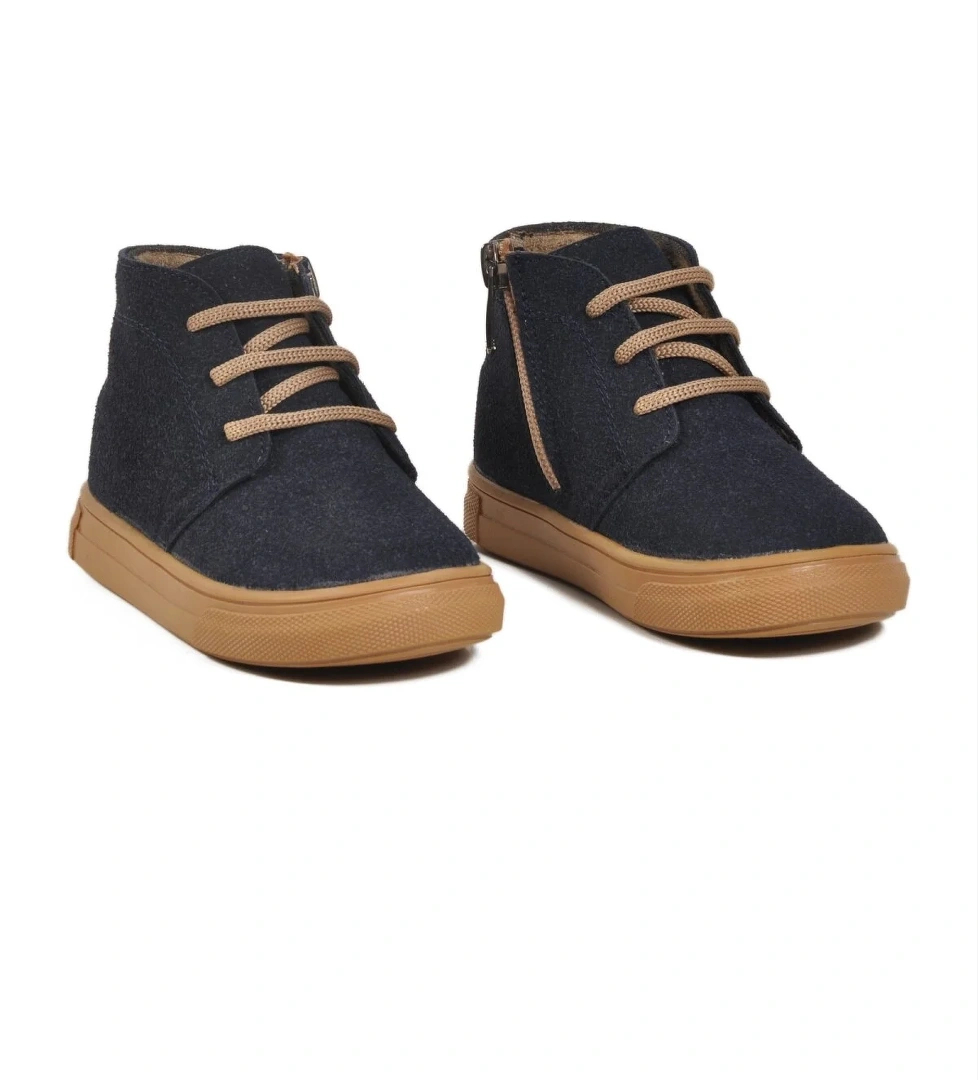 Walkway Walkway Lacivert 823106 B Laci Bağcıklı Fermuarlı Bebek Bot | Flo Lacivert - 1. görsel