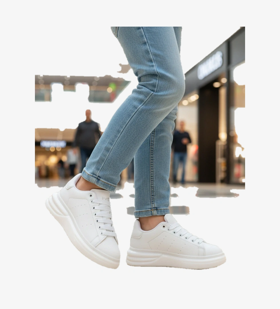 Walkway Walkway 628 Beyaz Unisex Spor Ayakkabı Sneaker | Flo Beyaz - 1. görsel