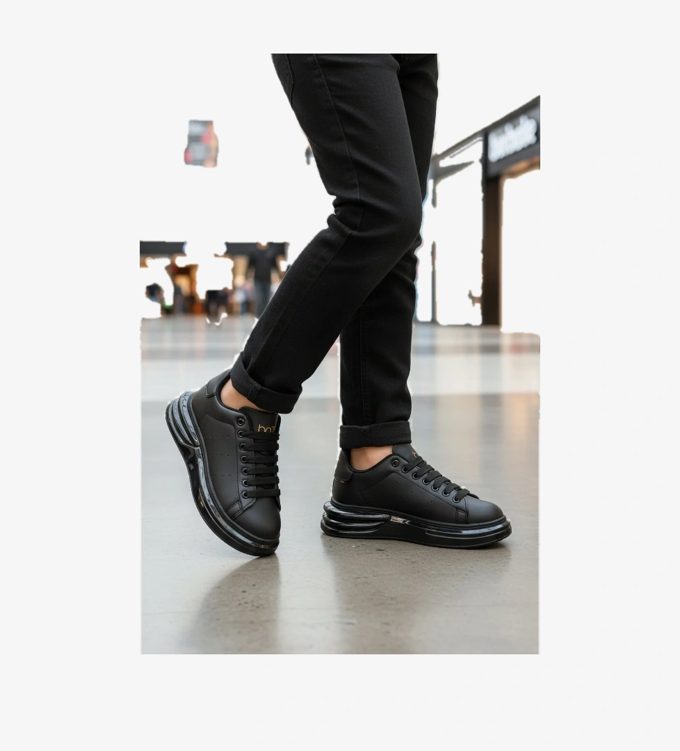 Walkway Walkway 628 Siyah Unisex Spor Ayakkabı Sneaker | Flo Siyah - 1. görsel